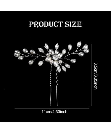 TSHAOUN 5 Pcs Bridal Pearl Hair Pins for Women - Elegant Wedding Hair Accessories - Buy Online on GoSupps.com
