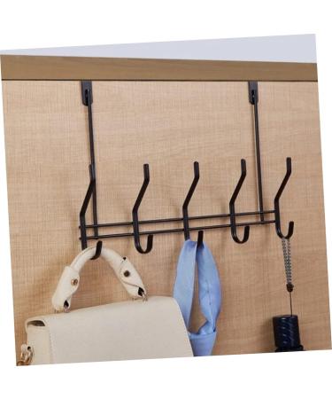 PRETYZOOM 1pc Hook Coat Hangers Door Hanger Over The Door Coat Hanger Grocery Organizer Side Rack On The Door - Buy Online on GoSupps.com