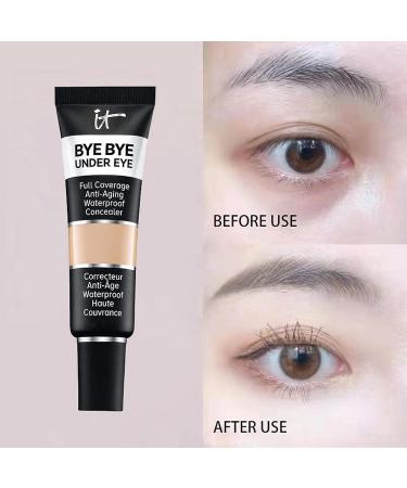 Bye Bye Under Eye Full-Coverage Anti-Aging Waterproof Concealer - 20.0 MEDIUM (N) - Covers Dark Circles, Wrinkles & Imperfections - Brightens Skin Tone - Buy Online on GoSupps.com