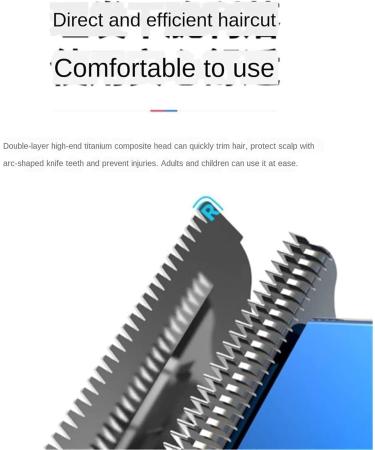 Professional Cordless Hair Clippers for Men - Adjustable LED Hair Trimmer Kit - Rechargeable Barber Cutting Set - Buy Online on GoSupps.com