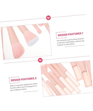 HAPINARY 1 Set Makeup Brush Set Face Makeup Brushes Blending Blush Concealers Eye Shadows Blush Eyeliner Cosmetics Women Makeup Handle Cosmetic Brush Girl Nylon Wool Travel Pink - Buy Online on GoSupps.com