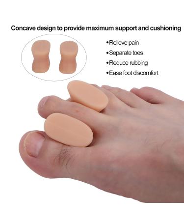 Silicone Toe Spacers 8 Pairs - Reduce Friction, Correct Toes, Relieve Bunion Pain - Buy Online on GoSupps.com