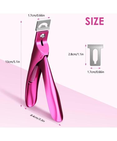 Acrylic Nail Clipper for False Nails - Manicure Pedicure Tool for Home Salon - Christmas Gift for Women - Buy Online on GoSupps.com