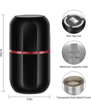 Electric Pill Crusher Grinder for Small or Large Pills - Medication & Vitamin Tablets to Fine Powder - Pill Pulverizer for Feeding Tube, Kids, Pets - Includes Brush, Spoon, Cloth - Buy Online on GoSupps.com