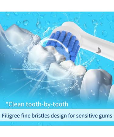 Sensitive Gum Care Replacement Brush Heads for Oral b Braun Electric Toothbrush - Soft Bristles for Gentle Clean - 8 Pack - Buy Online on GoSupps.com
