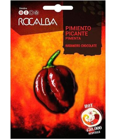 Semillas Pimiento Picante Habanero Chocolate Rocalba - Buy Online on GoSupps.com