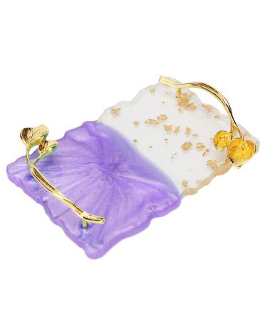 MAMJENNI Mixed color palette for nail art prevents nails from slipping semi-transparent gel (purple)