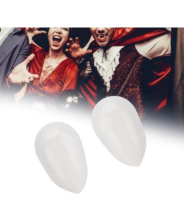 Verdant Touch Vampire Fangs - Resin Halloween Teeth | 13mm Cosplay Props & Party Essentials - Buy Online on GoSupps.com