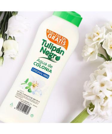 Tulipan Negro Agua de Colonia Original 1953 650 + 150ML Made in Spain - Buy Online on GoSupps.com