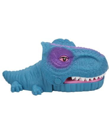 Shipenophy Bite Finger Toy Interesting Non-Toxic Dinosaur Outlook LED Eyes Teeth Game Tricky for Office