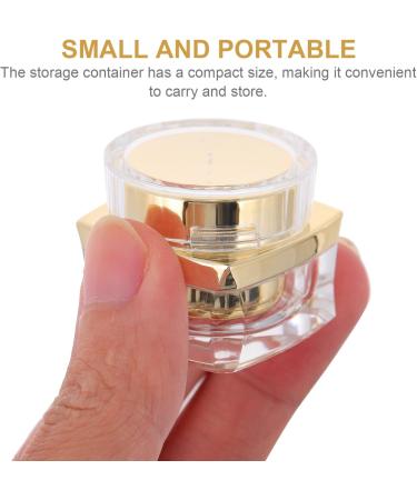 Beavorty 1Pc cream Small Creams Jar Portable Face Cream Bottle face lotion Make- up Cosmetic Jars terrarium Multipurpose Sub Container oil make up travel Acrylic - Buy Online on GoSupps.com