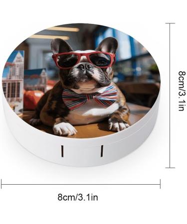Bulldog Sunglasses Contact Lens Case | Travel-Friendly Lens Care Box | Stylish & Durable Plastic Holder - Buy Online on GoSupps.com