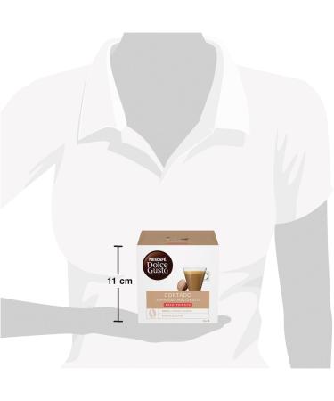 BOX OF NESCAFE DOLCE GUSTO CORTADO DECAF DECAFFEINATED COFFEE PODS - Buy Online on GoSupps.com
