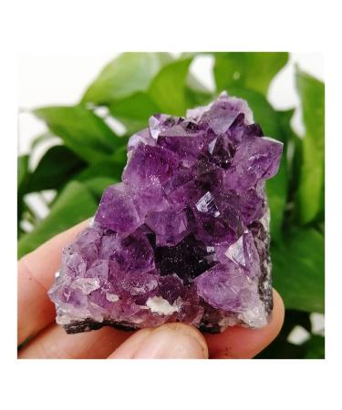 Crystal Rough 80-100g 1-6PCS Natural Uruguay Amethyst Cluster Cave Pieces of Original Stone Specimens Placed Gift (Size : 1pc)