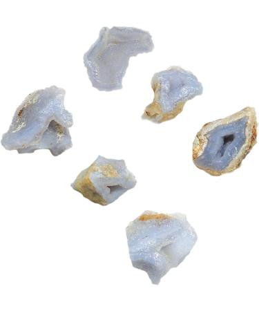 Blue Chalcedony Agate Rough | Blue Chalcedony Agate Rough | Rocks Tumbling Gemstone Reiki Wicca Witchcraft Balance Energy Meditation Febuy - Buy Online on GoSupps.com
