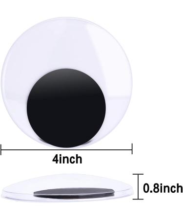 Sunmns 4 Inch Large Wiggle Eyes - Self Adhesive Craft Decorations (4 Pack) - Buy Online on GoSupps.com