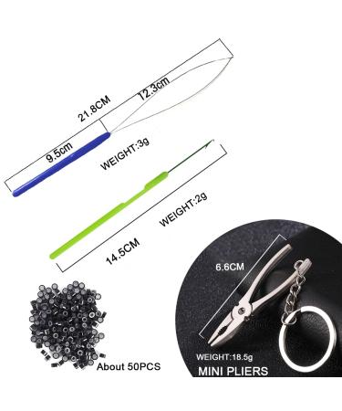 DJTINSEL Hair Tinsel Kit - 11 Colors Fairy Tinsel Hair Extensions | 46 Inch, Heat Resistant, 2700 Strands | Glitter Fairy Hair Tinsel with Beads - Buy Online on GoSupps.com