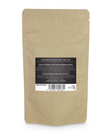 Ankerkraut Oriental Salsa - Spice Mix for Dips & Sauces | Perfect for Nachos Meat & Veggies | 170g Aroma Density Bag - International Shipping Available - Buy Online on GoSupps.com
