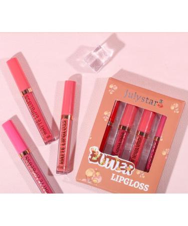 INTEROOKIE Pearlescent Long Lasting Moisturizing Lip Honey Set with Water Mirror Face Natural and Threedimensional Nonfading Lip Honey Set C - Buy Online on GoSupps.com