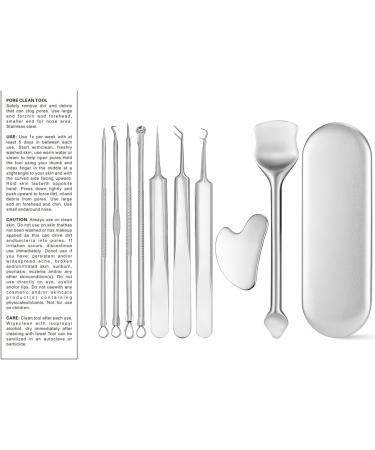 Acne Removal Tweezers Comedones Set Stainless Steel Acne Extraction Tool for Women and Men - Buy Online on GoSupps.com
