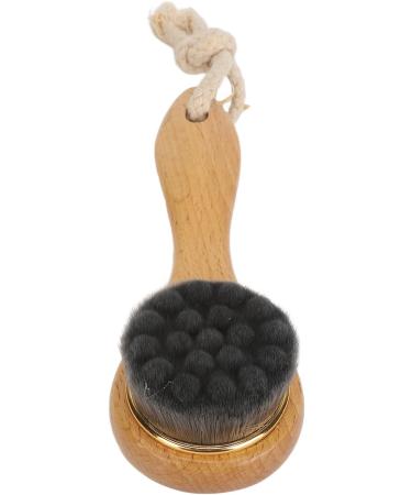 Manual Facial Cleansing Brush Super Soft Exfoliating Wooden Long Handle Blackhead Removal Manual Facial Brush Deep Cleansing for Travel - Buy Online on GoSupps.com