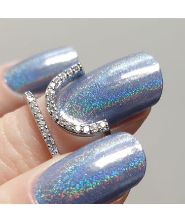 Zaubern gel4Home - UV Nail Wraps & Gel Nail Wraps (Rainbow Shadow) | Semi-Cured Gel Nails for Stunning Manicures | International Shipping Available - Buy Online on GoSupps.com