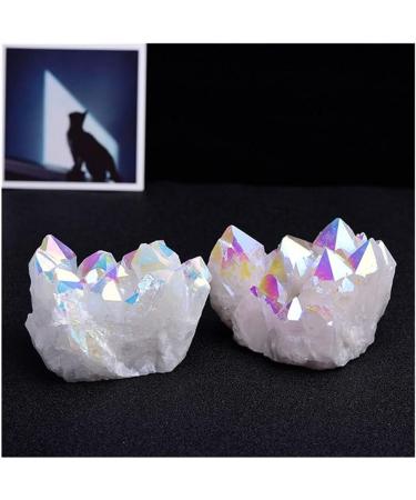 CIMWJOPS for Beautiful Angel Aura Natural Quartz Cluster Quartz Crystal for Decoration - Buy Online on GoSupps.com