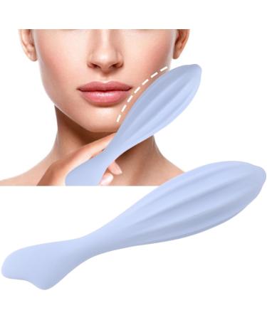 Ymiko Silicone Facial Massage Roller - Handheld Face & Eye Roller for Enhanced Circulation | Blue - Shop Internationally - Buy Online on GoSupps.com
