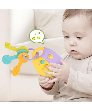 Buy Car Remote Control Key Toy - Sound & Light Early Learning Teether Toy for Babies | International Shipping Available - Buy Online on GoSupps.com