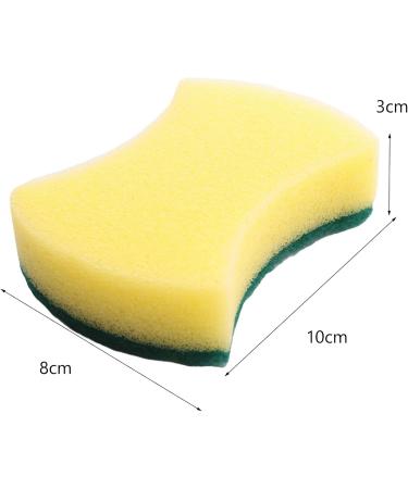 Clisted 120 PCS Cleaning Scrub Sponge for Kitchen Tableware Bathroom Car Wash Scrub Sponge Pad - Buy Online on GoSupps.com