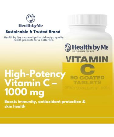 Vitamin C 1000mg - Vitamin C Dietary Supplement for Immune System Vegan Production of Cellular Energy High Strength Formula to Boost Immunity - Gluten-Free - 90 Capsules 3 month supply 90 Count (Pack of 1) - Buy Online on GoSupps.com