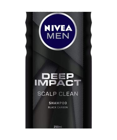 Nivea Men Deep Impact Scalp Clean Shampoo 250ml - Best Scalp Care | Buy Online Internationally - Buy Online on GoSupps.com