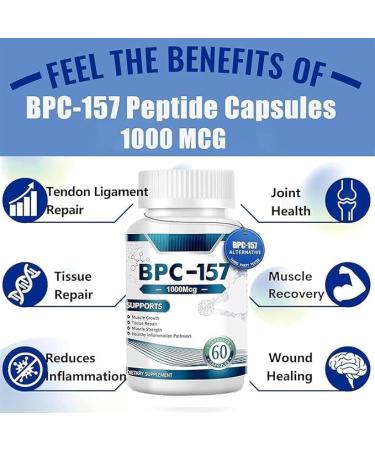  BPC-157 Peptide Capsules New Protective Compound 157 60 Capsules - Buy Online on GoSupps.com