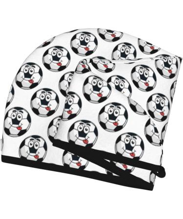 Happy Football Women's Coral Velvet Quick Dry Hair Cap - Anti-Frizz Strong Water Absorption Turban for Long Thick Hair - One Size Fits All - Buy Online on GoSupps.com