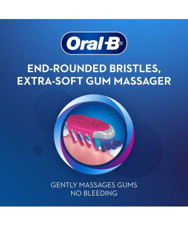 Oral B Criss Cross Family Pack of 4 Medium Toothbrushes Multi-Colour Manual Adult Toothbrushes Buy Online International Shipping Available - Buy Online on GoSupps.com