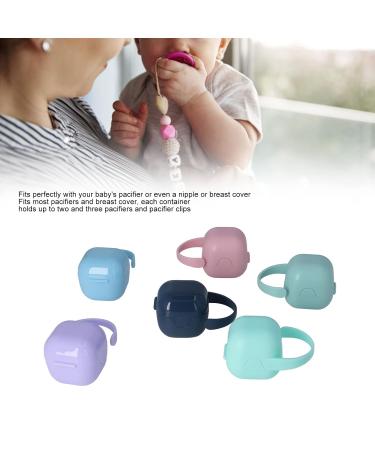 Pack of Non-Toxic Pacifier & Nipple Protector Covers - Safe Holder Containers for Babies in 6 Colors | International Shipping Available - Buy Online on GoSupps.com
