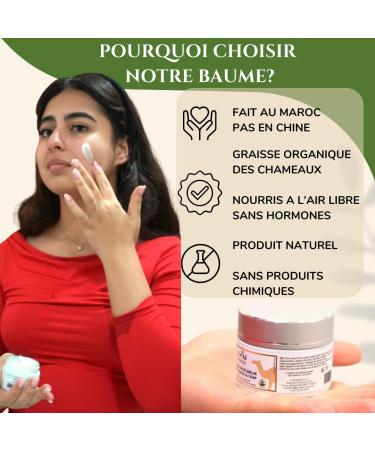 Ly'n Morocco Camel Hump Face Balm 100 Natural and Organic intensive hydration and repair - Buy Online on GoSupps.com