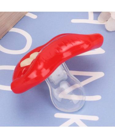 Funny Silicone Baby Pacifier | Moum Routes Cute & Anti-Off Dummy | Perfect Gift for Kids (Plankton Teeth) - Buy Online on GoSupps.com
