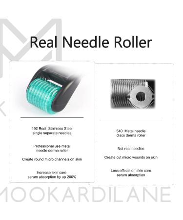 Sterilized 192 Stainless Steel Beard Hair Derma Roller - MOOKARDILANE - Buy Online on GoSupps.com