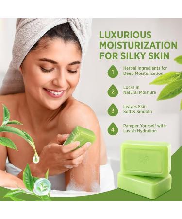 Tea Tree Oil Soap for Face and Body Deep Cleanses with Coconut Oil and Witch Hazel Foot Wash Foot Soap against Fungus and Odour - Buy Online on GoSupps.com