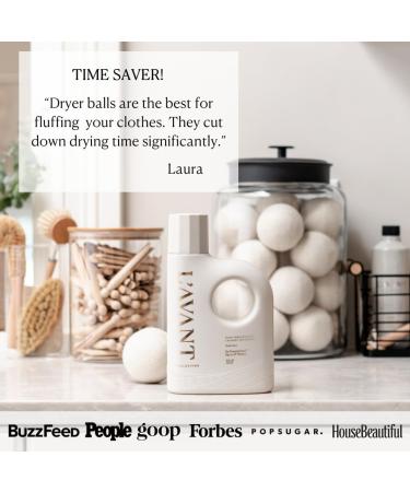 Lavant Collective Wool Dryer Balls - Set of 3 | Premium Reusable Natural Fabric Softener | Reduces Wrinkles & Drying Time | Gentle on Clothes & Skin - Buy Online on GoSupps.com