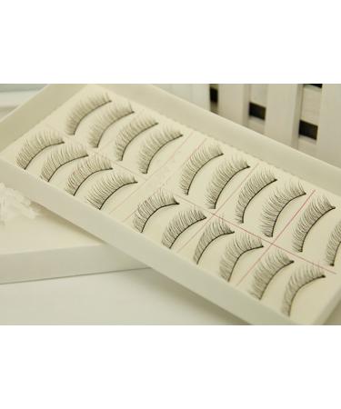 Buy 10 Pairs Handmade Short False Eyelashes - Natural Naked Makeup | International Shipping Available - Buy Online on GoSupps.com