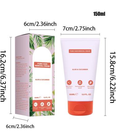 G n rique Hair Removal Cream Gentle Hair Growth Inhibitor Wax 150ml Long-Lasting Smooth Formula Soothing for Legs Arms Armpits Painless Beauty Solution and More - Buy Online on GoSupps.com
