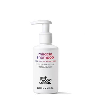 Josh Wood Miracle Shampoo (For Dry Damaged Hair) - Colour Shine Complex with unique active ingredients hydrates and protects natural and colour-treated hair - Sulphate Free (250ml) Miracle Shampoo For Dry Damaged Hair - Buy Online on GoSupps.com
