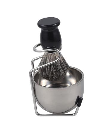 Beavorty 4 Sets Beard Brush Set - Professional Shaving Tools for Men | Portable Shaver & Beard Care Kit | Multi-use Shave Brush & Razor Stand - Buy Online on GoSupps.com