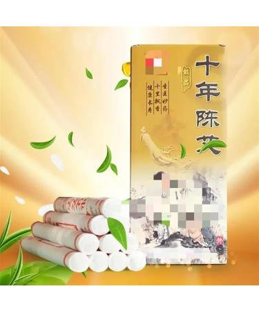 BUNIQ Moxibustion Sticks - 10 Piece Moxa Roll Set for Warm Acupoint Therapy | International Shipping Available - Buy Online on GoSupps.com