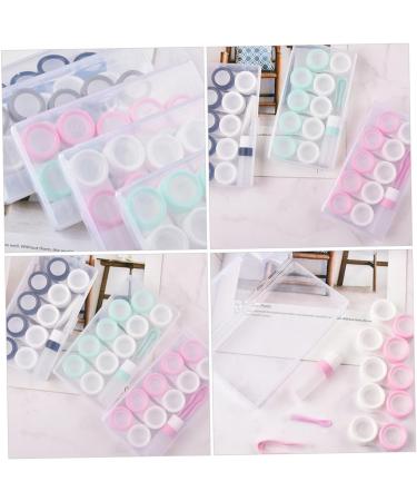 Buy Healeved 6 Sets Colored Contact Lens Storage Box Travel-Friendly Macaron Cases for Contact Lens Protection - Buy Online on GoSupps.com