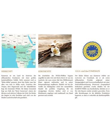 Buy Spices Symphony Penja White Pepper 150g | Coarse White Peppercorns for Mills | Premium Quality Penja Pepper - Buy Online on GoSupps.com