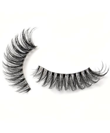 Clear Band Russian Volume Fluffy Strip Lashes 10 Pairs Naturally Wispy D Curly False Eyelashes | Htal05 - International Shipping - Buy Online on GoSupps.com