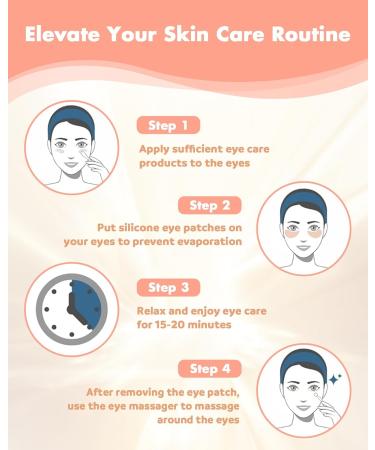Shop Reusable Under Eye Patches - Silicone Eye Wrinkle Patches 2 Pairs with Metal Applicator & Tin Case - Buy Online on GoSupps.com